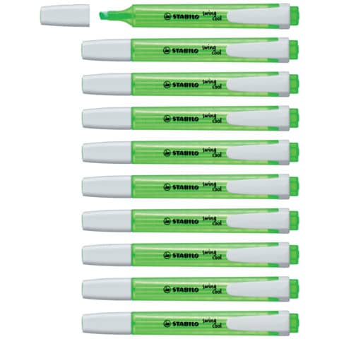 Evidenziatore Stabilo Swing® Cool Fluo 1-4 mm - verde verde - 275/33